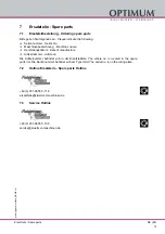 Preview for 19 page of Optimum 3101530 Operating Manual