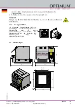 Предварительный просмотр 11 страницы Optimum 3101670 Operating Manual