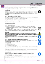 Предварительный просмотр 21 страницы Optimum 3101670 Operating Manual