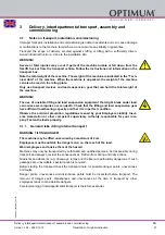 Предварительный просмотр 21 страницы Optimum 333 8160 Operating Manual