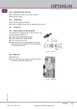 Предварительный просмотр 29 страницы Optimum 333 8160 Operating Manual