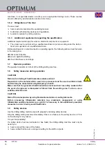 Предварительный просмотр 10 страницы Optimum 3338116 Operating Manual