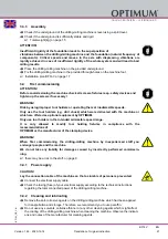 Предварительный просмотр 21 страницы Optimum 3338116 Operating Manual