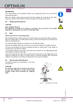 Предварительный просмотр 28 страницы Optimum 3338116 Operating Manual