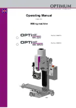 Preview for 1 page of Optimum 3338135 Operating Manual