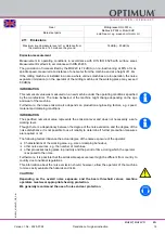 Предварительный просмотр 19 страницы Optimum 3338135 Operating Manual