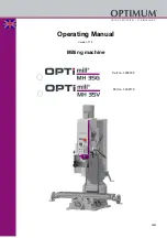 Предварительный просмотр 1 страницы Optimum 3338165 Operating Manual