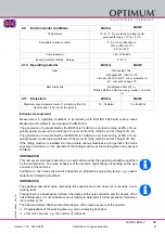 Предварительный просмотр 21 страницы Optimum 3338165 Operating Manual