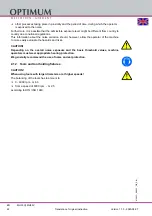 Предварительный просмотр 22 страницы Optimum 3338165 Operating Manual