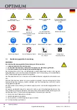 Предварительный просмотр 10 страницы Optimum 3338180 Operating Manual