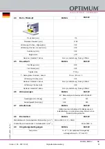 Предварительный просмотр 23 страницы Optimum 3338180 Operating Manual