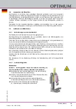 Предварительный просмотр 27 страницы Optimum 3338180 Operating Manual