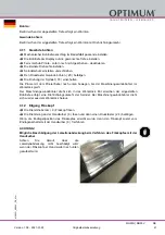 Предварительный просмотр 41 страницы Optimum 3338180 Operating Manual