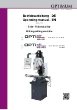 Предварительный просмотр 1 страницы Optimum 3338460 Operating Manual