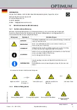 Предварительный просмотр 9 страницы Optimum 3338460 Operating Manual