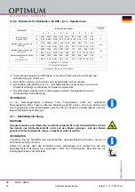 Предварительный просмотр 38 страницы Optimum 3338460 Operating Manual