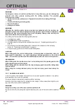 Предварительный просмотр 14 страницы Optimum 3346240 Operating Manual