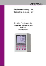 Optimum 3383975 Operating Manual preview