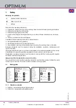 Preview for 6 page of Optimum 3403020 Operating Manual