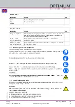 Preview for 13 page of Optimum 3403020 Operating Manual