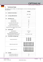 Preview for 19 page of Optimum 3425010 Operating Manual