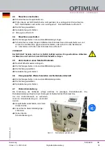 Preview for 35 page of Optimum 3425010 Operating Manual