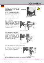 Preview for 61 page of Optimum 3425010 Operating Manual