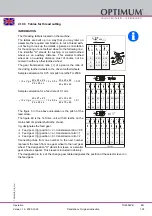 Preview for 125 page of Optimum 3425010 Operating Manual