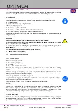 Предварительный просмотр 10 страницы Optimum B 24 H Operating Manual