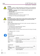 Предварительный просмотр 11 страницы Optimum B 34 H Vario Operating Manual