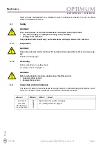 Предварительный просмотр 45 страницы Optimum B 34 H Vario Operating Manual