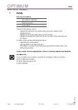 Предварительный просмотр 4 страницы Optimum BF 30 Vario Operating Manual