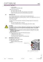 Предварительный просмотр 8 страницы Optimum BF 30 Vario Operating Manual