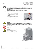 Предварительный просмотр 9 страницы Optimum BF 30 Vario Operating Manual