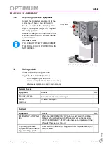 Предварительный просмотр 10 страницы Optimum BF 30 Vario Operating Manual