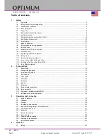 Preview for 2 page of Optimum BF20 V Operating Manual