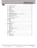 Preview for 3 page of Optimum BF20 V Operating Manual