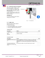 Preview for 13 page of Optimum BF20 V Operating Manual