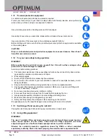 Preview for 14 page of Optimum BF20 V Operating Manual