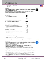 Preview for 20 page of Optimum BF20 V Operating Manual