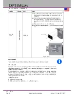 Preview for 36 page of Optimum BF20 V Operating Manual