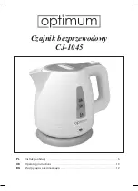 Предварительный просмотр 1 страницы Optimum CJ-1045 Operating Instructions Manual