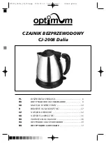 Optimum CJ-2008 Dalia Operating Instructions Manual preview