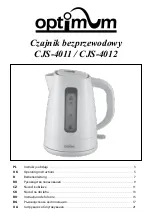 Предварительный просмотр 1 страницы Optimum CJS-4011 Operating Instructions Manual