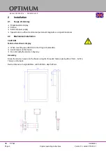 Предварительный просмотр 6 страницы Optimum DPA 22 Operating Manual