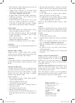 Предварительный просмотр 24 страницы Optimum ES-1215 Operating Instructions Manual