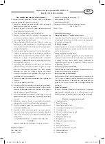 Предварительный просмотр 47 страницы Optimum ES-2010 Operating Instructions Manual