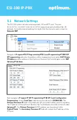 Preview for 4 page of Optimum ESI-100 IP-PBX Manual