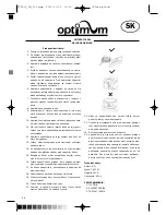 Предварительный просмотр 26 страницы Optimum FT-2503 Operating Instructions Manual