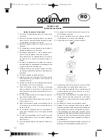 Предварительный просмотр 30 страницы Optimum FT-2503 Operating Instructions Manual